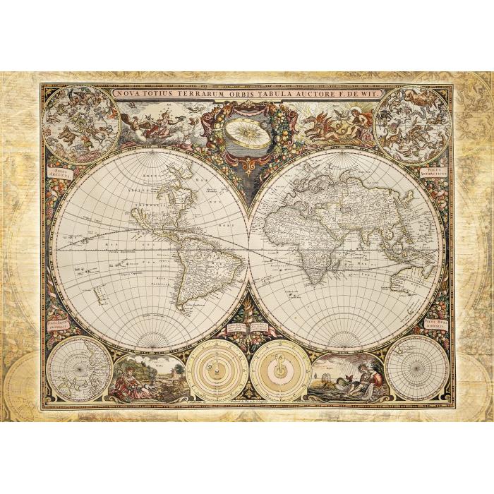 Puzzle  Schmidt-Spiele-58178 Historic World Map