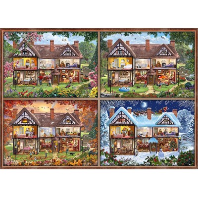 Puzzle Schmidt-Spiele-58345 Seasons House