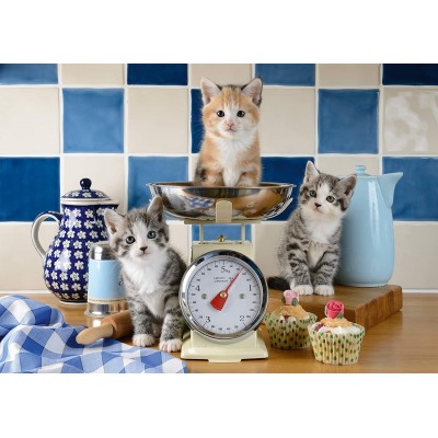 Puzzle Schmidt-Spiele-58370 Cats in the Kitchen