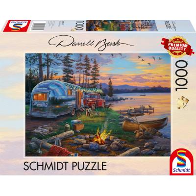 Puzzle Schmidt-Spiele-58533 Campfire Paradise