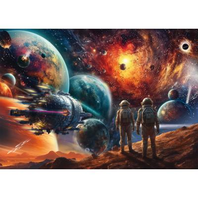 Puzzle Schmidt-Spiele-58536 Cosmos Multicolore: Journey into Space