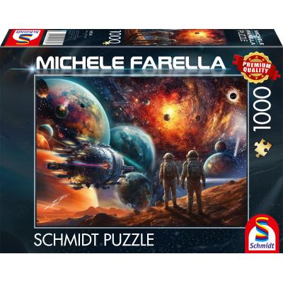 Puzzle Schmidt-Spiele-58536 Cosmos Multicolore: Journey into Space