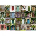 Puzzle  Schmidt-Spiele-58950 Collage - Doors