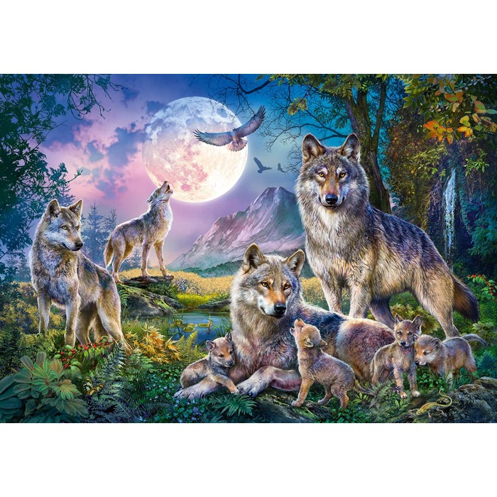 Puzzle  Schmidt-Spiele-58954 Wolves