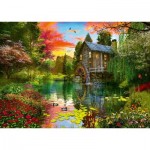Puzzle  Schmidt-Spiele-58968 The Water Mill