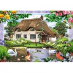 Puzzle  Schmidt-Spiele-58974 Romantic country house