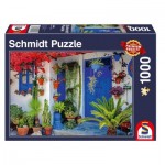 Puzzle  Schmidt-Spiele-58992 Mediterranean front door