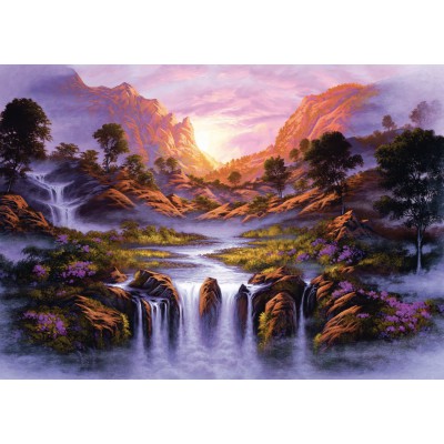 Puzzle Schmidt-Spiele-59321 Jon Rattenbury, Fantastic Waterfall