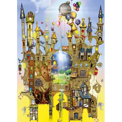 Puzzle Schmidt-Spiele-59354 Colin Thompson, Castle in the Air