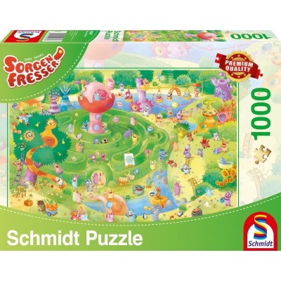 Puzzle Schmidt-Spiele-59370 Sorgenfresser, The Labyrinth