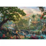 Puzzle  Schmidt-Spiele-59473 Thomas Kinkade - The Jungle Book