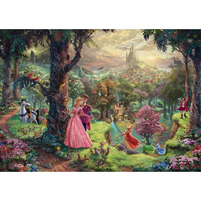 Puzzle Schmidt-Spiele-59474 Thomas Kinkade - Disney, The Sleeping Beauty