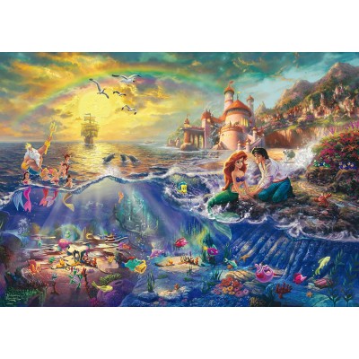 Puzzle Schmidt-Spiele-59479 Thomas Kinkade - The Little Mermaid