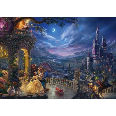 Puzzle Schmidt-Spiele-59484 Thomas Kinkade - Disney, Beauty and the Beast