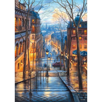 Puzzle Schmidt-Spiele-59560 Evgeny Lushpin - Spring Morning in Montmartre