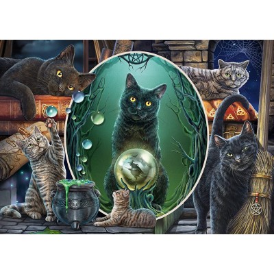 Puzzle Schmidt-Spiele-59665 Lisa Parker - Magical Cats