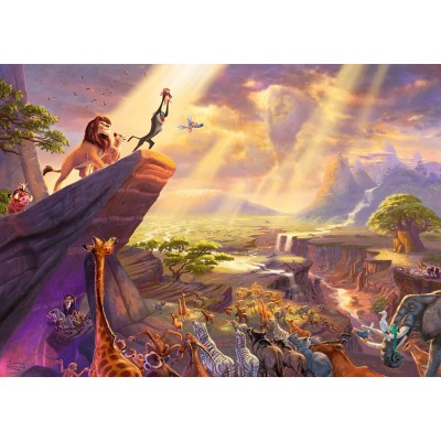 Puzzle Schmidt-Spiele-59673 Thomas Kinkade - Disney - Lion King