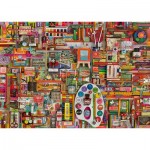 Puzzle  Schmidt-Spiele-59698 Shelley Davies - Vintage Artist Materials