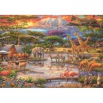 Puzzle  Schmidt-Spiele-59708 At the foot of Kilimanjaro