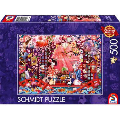 Puzzle Schmidt-Spiele-59712 Japanese Tea Ceremony