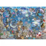 Puzzle  Schmidt-Spiele-59947 Blue Christmas sky