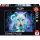 Neon Arctic Wolf