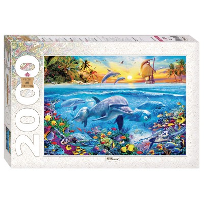 Puzzle Step-Puzzle-84032 Dolphin Paradise