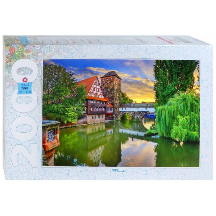 Puzzle Step-Puzzle-84039 Hangman's Bridge Nuremberg, Germany