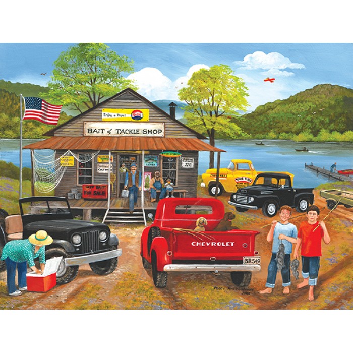 Puzzle  Sunsout-22140 XXL Pieces - Bait & Tackle Shop