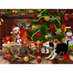 Puzzle  Sunsout-29818 XXL Pieces - A Little Christmas Fun