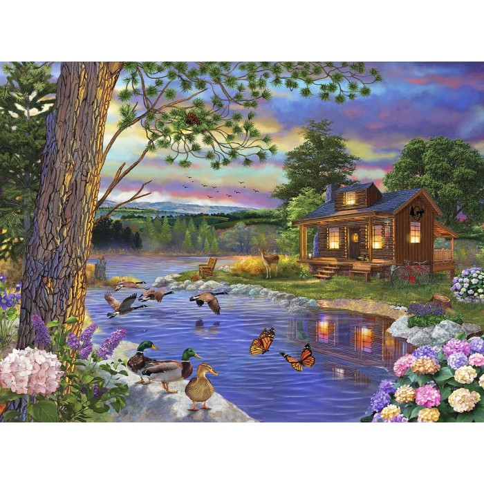 Puzzle  Sunsout-31405 Bigelow Illistrations - Peace River