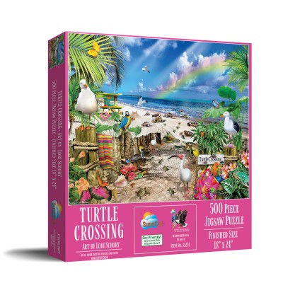 Puzzle Sunsout-35274 XXL Pieces - Turtle Crossing