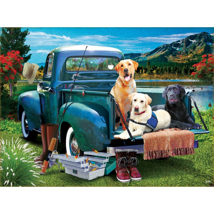 Puzzle  Sunsout-42251 XXL Pieces - Fisherman's Helpers