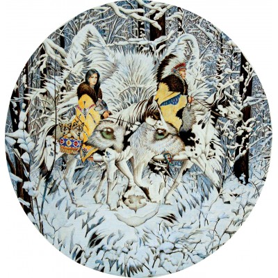 Puzzle Sunsout-43001 Diana Casey - Keeper of the Wolf