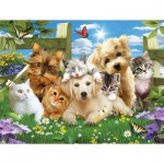 Puzzle  Sunsout-54923 XXL Pieces - Pups n Kittens