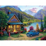 Puzzle  Sunsout-62152 Lake Country Store