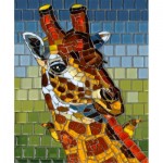 Puzzle  Sunsout-70731 Stained Glass Giraffe