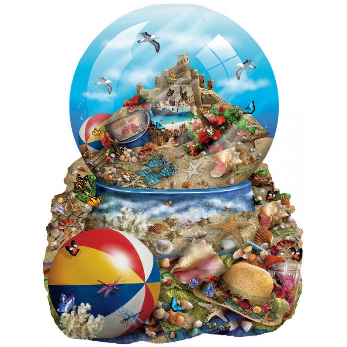 Puzzle Sunsout-95352 XXL Pieces - Lori Schory - Sand Castle