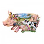 Puzzle  Sunsout-97077 Lori Schory - Pig Farm