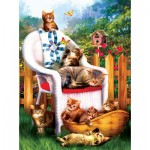 Puzzle   Tom Wood - Mama's Cat Nap