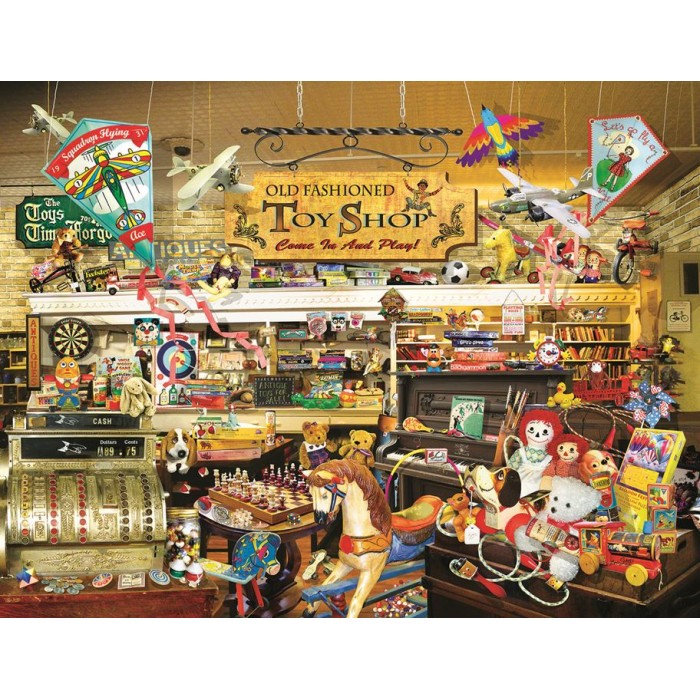  XXL Pieces - Lori Schory - An Old Fashioned Toy Shop Puzzle 1000 pieces 