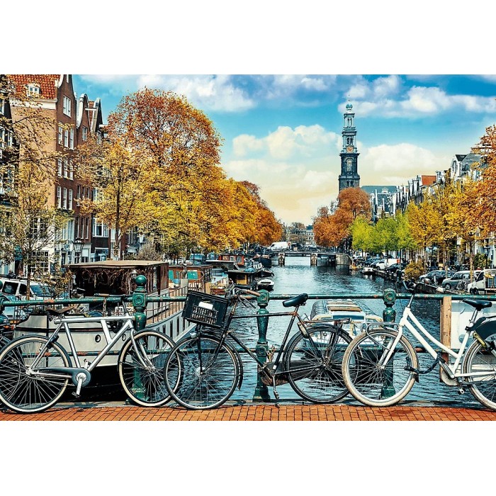 Trefl Prime Puzzle - Autumn in Amsterdam - The Netherlands