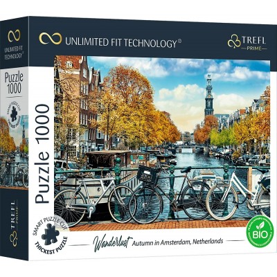 Trefl-Prime-10702 Trefl Prime Puzzle - Autumn in Amsterdam - The Netherlands