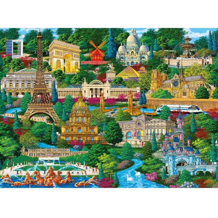  Trefl-20150 Wooden Jigsaw Puzzle - France