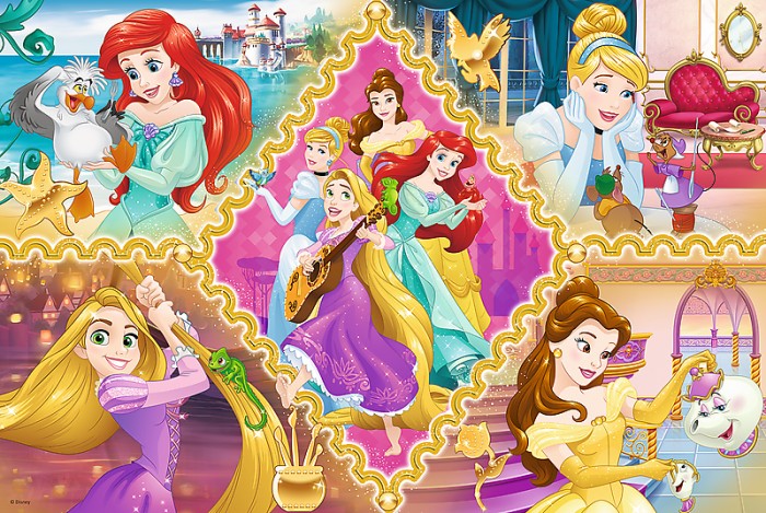 Puzzle 3D Disney princesses Trefl - Puzzle d'occasion Revaltoys