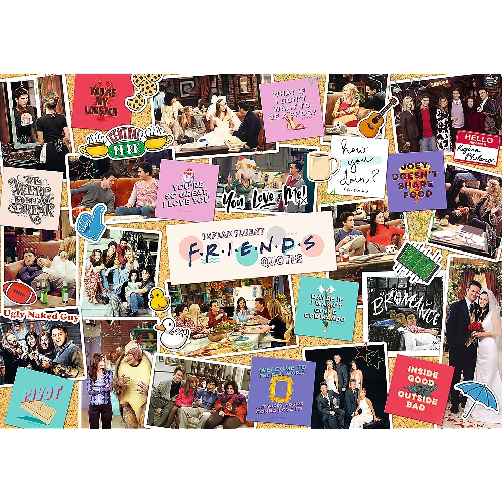Trefl- Best Moments 1000 Pièces Collage avec Les Personnages de la Série  Friends, Divertissement Créatif, Amusement, Puzzle Classique pour Adultes  et Enfants de 12 Ans, 10716 : : Jeux et Jouets