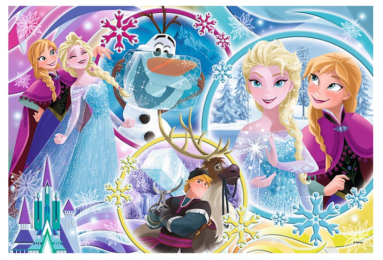 Puzzle Frozen Trefl-16340 100 pieces Jigsaw Puzzles - Princes and Princesses  - Jigsaw Puzzle