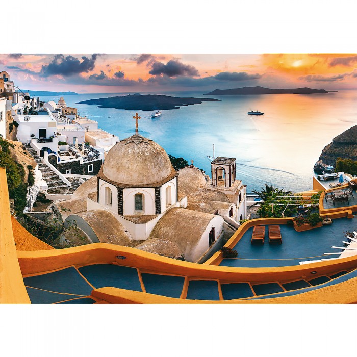 Puzzle Trefl-10445 Santorini