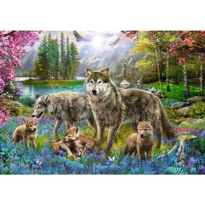 Puzzle Trefl-10558 Wolf Family