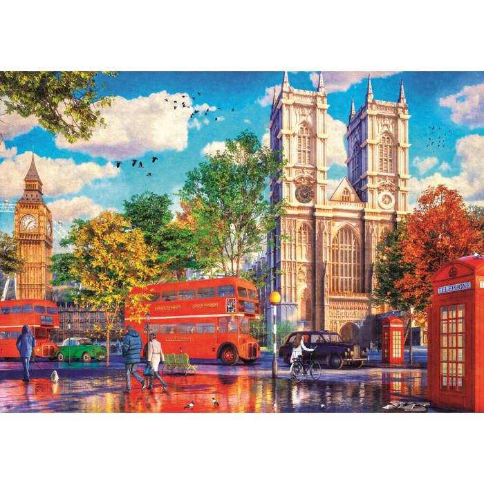 Puzzle  Trefl-10805 Tea Time: View of London